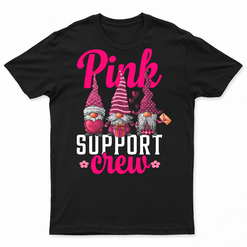 Funny Gnomies Support Squad Breast Cancer Awareness Month